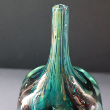 Load image into Gallery viewer, 1970s Mdina Glass FACETED CUBE VASE. Signed by Eric Dobson 1976
