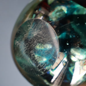 1970s Mdina Glass FACETED CUBE VASE. Signed by Eric Dobson 1976