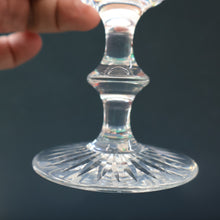 Load image into Gallery viewer, Vintage 1950s / 1960s Edinburgh Crystal White Wine Glasses. Rarer ROYAL SCOT Pattern. Set of Six.  5 7/8 inches
