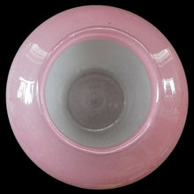 Load image into Gallery viewer, SCOTTISH GLASS Pale Grey and Pink VASART Vase. Etched signature to base; Vintage 1950s
