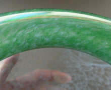 Load image into Gallery viewer, SCOTTISH GLASS. 1940s 1950s Clear Blue and Green Vasart Vase SIGNED
