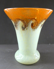 Load image into Gallery viewer,  Fine Vintage Large Art Glass Vase, 1940s or 1950s. 7 1/2 inches in height 
