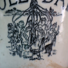 Load image into Gallery viewer, SCOTTISH POTTERY. Antique PORT DUNDAS (Glasgow) 4 lbs Stoneware Crock with Handle. MAYPOLE DAIRY 
