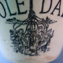 Load image into Gallery viewer, SCOTTISH POTTERY. Antique PORT DUNDAS (Glasgow) 4 lbs Stoneware Crock with Handle. MAYPOLE DAIRY 

