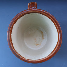 Load image into Gallery viewer, SCOTTISH POTTERY. Antique PORT DUNDAS (Glasgow) 4 lbs Stoneware Crock with Handle. MAYPOLE DAIRY 
