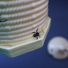Load image into Gallery viewer, 1930s Art Deco CROWN DEVON Honey Pot in the Shape of a Round Beehive
