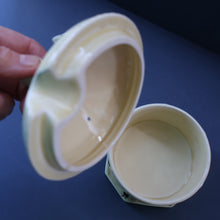Load image into Gallery viewer, 1930s Art Deco CROWN DEVON Honey Pot in the Shape of a Round Beehive
