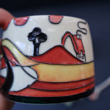 Load image into Gallery viewer, Contemporary. Decorative PAIR of Old Tupton Ware Honey Pots with Spoons
