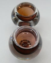Load image into Gallery viewer, 1960s MONA MORALES SCHILDT Kosta Miniature SWEDISH Glass Bowl. With Kosta Label and Signed SH 5358
