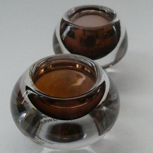 1960s MONA MORALES SCHILDT Kosta Miniature SWEDISH Glass Bowl. With Kosta Label and Signed SH 5358