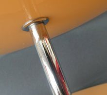 Load image into Gallery viewer, 1950s Vintage Perspeix Cake Stand with Peach Coloured Plates and Chrome Stand
