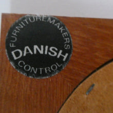 Load image into Gallery viewer, 1960s DANISH Pedersen &amp; Hansen (P&amp;H) wall mirror in a teak wooden frame with a small integrated shelf
