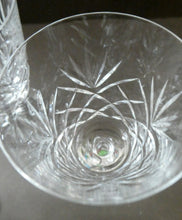 Load image into Gallery viewer, Pair of EDINBURGH CRYSTAL Small Wine OBAN Glasses. SIGNED Height 5 inches
