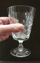 Load image into Gallery viewer, Pair of EDINBURGH CRYSTAL Small Wine OBAN Glasses. SIGNED Height 5 inches
