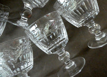 Load image into Gallery viewer, Set of Six STUART CRYSTAL ARUNDEL Pattern Small Wine Glasses. 4 1/8 inches
