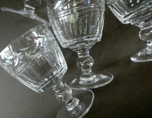 Load image into Gallery viewer, Set of Six STUART CRYSTAL ARUNDEL Pattern Small Wine Glasses. 4 1/8 inches
