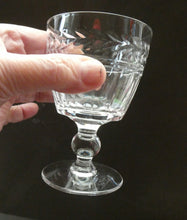 Load image into Gallery viewer, Set of Six STUART CRYSTAL ARUNDEL Pattern Small Wine Glasses. 4 1/8 inches
