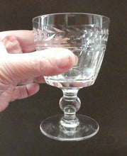 Load image into Gallery viewer, Set of Six STUART CRYSTAL ARUNDEL Pattern Small Wine Glasses. 4 1/8 inches
