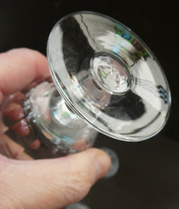 Set of Six STUART CRYSTAL ARUNDEL Pattern Sherry or Port Glasses. 3 1/2 inches