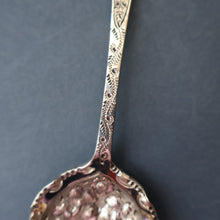 Load image into Gallery viewer, Antique Pair of Electro-Plate Berry Spoons &amp; Mother of Pearl Fruit Knife by JE &amp; SS. FITTED CASE
