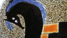 Load image into Gallery viewer, 1960s CHELSEA Studio Pottery (Joyce Morgan) Decorative Wall Plate: Hand-Painted Horse Design
