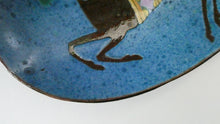 Load image into Gallery viewer, 1960s CHELSEA Studio Pottery (Joyce Morgan) Footed Shallow Bowl. Hand-Painted Horse Design
