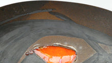 Load image into Gallery viewer, HUGE 1950s CHELSEA Studio Pottery Footed Shallow Bowl. Hand-Painted Abstract Design

