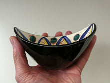 Load image into Gallery viewer, Vintage 1950s NORWEGIAN Stavangerflint Bowl with Abstract Design by Inger Waage
