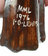 Load image into Gallery viewer, SCOTTISH STUDIO POTTERY Figurine: Vintage 1970s Isle of Lewis Peat Carrier; Coll Pottery
