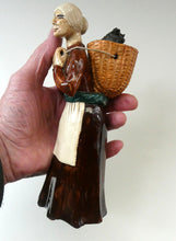 Load image into Gallery viewer, SCOTTISH STUDIO POTTERY Figurine: Vintage 1970s Isle of Lewis Peat Carrier; Coll Pottery
