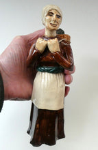 Load image into Gallery viewer, SCOTTISH STUDIO POTTERY Figurine: Vintage 1970s Isle of Lewis Peat Carrier; Coll Pottery
