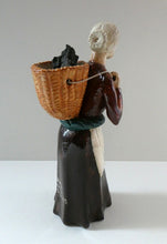 Load image into Gallery viewer, SCOTTISH STUDIO POTTERY Figurine: Vintage 1970s Isle of Lewis Peat Carrier; Coll Pottery
