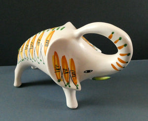 1950s ROBERTO RIGON Italian  Etruria Arte Ceramic Elephant