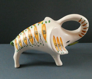 1950s ROBERTO RIGON Italian  Etruria Arte Ceramic Elephant