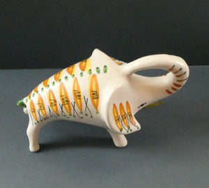 1950s ROBERTO RIGON Italian  Etruria Arte Ceramic Elephant