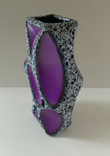 Load image into Gallery viewer, LARGE Vintage 1970s West German Purple Fat Lava Vase: ROTH KERAMIK. 26 cm
