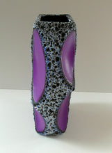 Load image into Gallery viewer, LARGE Vintage 1970s West German Purple Fat Lava Vase: ROTH KERAMIK. 26 cm
