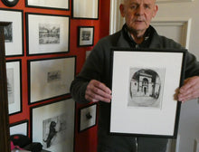 Load image into Gallery viewer, 1899 D.Y. Cameron Pencil Signed Etching of Newgate (from the London Set)
