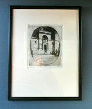 Load image into Gallery viewer, 1899 D.Y. Cameron Pencil Signed Etching of Newgate (from the London Set)
