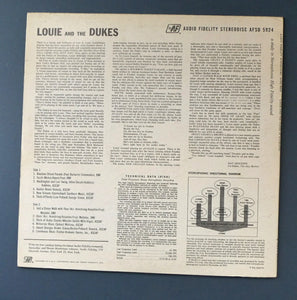 1960 Original LP by Lous Armstrong: Entitled "Louie and the Dukes of Dixieland"