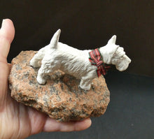 Load image into Gallery viewer, 1930s Cold Painted Spelter Scottish Terrier Scottie Dog
