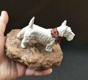 1930s Cold Painted Spelter Scottish Terrier Scottie Dog