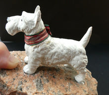 Load image into Gallery viewer, 1930s Cold Painted Spelter Scottish Terrier Scottie Dog
