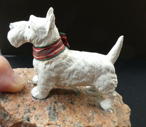 1930s Cold Painted Spelter Scottish Terrier Scottie Dog