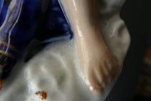 Load image into Gallery viewer, Antique 19th Century Staffordshire Figurine. Couple with a Nest 
