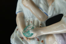 Load image into Gallery viewer, Antique 19th Century Staffordshire Figurine. Couple with a Nest 
