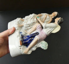 Load image into Gallery viewer, Antique 19th Century Staffordshire Figurine. Couple with a Nest 
