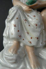 Load image into Gallery viewer, Antique 19th Century Staffordshire Figurine. Couple with a Nest 
