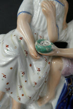 Load image into Gallery viewer, Antique 19th Century Staffordshire Figurine. Couple with a Nest 
