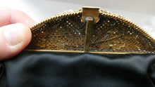 Load image into Gallery viewer,  1930s Art Deco Evening Bag or Purse with Chinese Embroidery. Fancy Clasp with Seed Pearls
